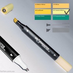 Маркер художній Graphmaster Canaria Yellow 45