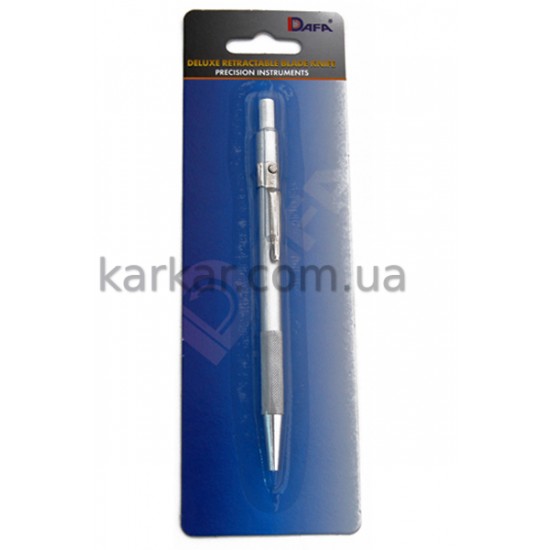 Ніж макетний ручка, сріблястий, C-615, DAFA