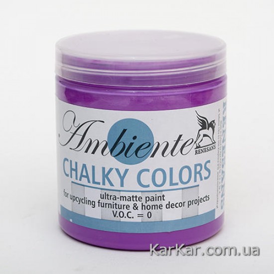 МЕЛОВАЯ КРАСКА CHALKY COLORS AMBIENTE 250 МЛ n: 23 LAVENDER, RENESANS