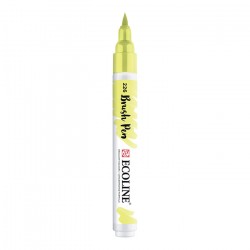 Пензель-ручка Ecoline Brushpen (226), Пастельний жовтий, Royal Talens