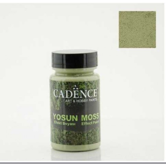 Cadence акрилова фарба для створення ефекту моху Light Green Moss Effect, 90 мл, Світло зелений