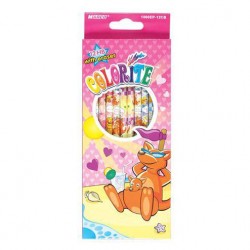 Олівці графітні 12шт. НВ круглі з гумкою на блістері,Colorite,1000EP-12CB,ТМ "Marco" Олівці графітні 12шт. НВ круглі з гумкою на блістері,Colorite,1000EP-12CB,ТМ "Marco"