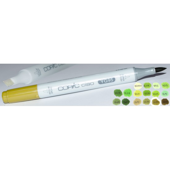 Copic маркер Ciao, #YG-95 Pale olive (Пастельно-оливковий)