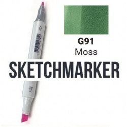 G41 Маркер спиртовий двосторонній, Moss (Мох), SKETCHMARKER G41 Маркер спиртовий двосторонній, Moss (Мох), SKETCHMARKER