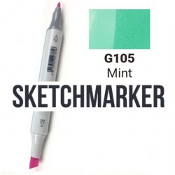 G143 Маркер спиртовий двосторонній, Mint (Мята), SKETCHMARKER G143 Маркер спиртовий двосторонній, Mint (Мята), SKETCHMARKER
