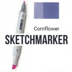 B123 Маркер спиртовий двосторонній, Cornflower (Волошка), SKETCHMARKER B123 Маркер спиртовий двосторонній, Cornflower (Волошка), SKETCHMARKER