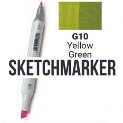 G11 Маркер спиртовий двосторонній, Yellow Green (Жовто зелений), SKETCHMARKER G11 Маркер спиртовий двосторонній, Yellow Green (Жовто зелений), SKETCHMARKER