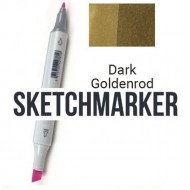 Y101 Маркер спиртовий двосторонній, Dark Goldenrod (Темний золотистий), SKETCHMARKER Y101 Маркер спиртовий двосторонній, Dark Goldenrod (Темний золотистий), SKETCHMARKER