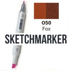 O50 Маркер спиртовий двосторонній, Fox (Лиса), SKETCHMARKER O50 Маркер спиртовий двосторонній, Fox (Лиса), SKETCHMARKER