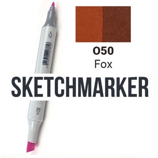 O50 Маркер спиртовий двосторонній, Fox (Лиса), SKETCHMARKER O50 Маркер спиртовий двосторонній, Fox (Лиса), SKETCHMARKER