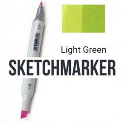 G64 Маркер спиртовий двосторонній, Light Green (Світло зелений), SKETCHMARKER