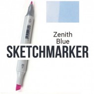 B54 Маркер спиртовий двосторонній, Zenith Blue (Зеніт синій), SKETCHMARKER