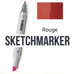 R91 Маркер спиртовий двосторонній, Rouge (Рум'яна), SKETCHMARKER