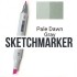 BG33 Маркер спиртовий двосторонній, Pale Dawn Gray (Блідо-сірий світанок), SKETCHMARKER
