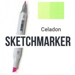 G73 Маркер спиртовий двосторонній, Celadon (Світлий сіро-зелений), SKETCHMARKER