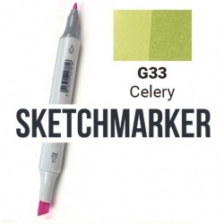 G43 Маркер спиртовий двосторонній, Celery (Селера), SKETCHMARKER G43 Маркер спиртовий двосторонній, Celery (Селера), SKETCHMARKER