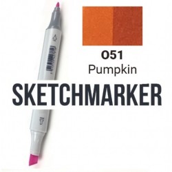 O51 Маркер спиртовий двосторонній, Pumpkin (Гарбуз), SKETCHMARKER O51 Маркер спиртовий двосторонній, Pumpkin (Гарбуз), SKETCHMARKER