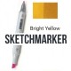 Y33 Маркер спіртовий двосторонній, Mid Yellow (Середній жовтий), SKETCHMARKER