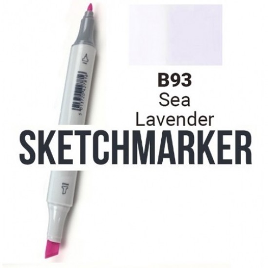 V14 Маркер спиртовий двосторонній, Sea Lavender (Бузкове море), SKETCHMARKER