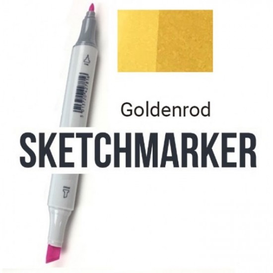 Y73 Маркер спиртовий двосторонній, Goldenrod (Золотистий), SKETCHMARKER