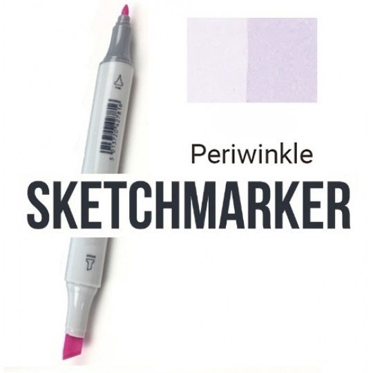 V54 Маркер спиртовий двосторонній, Periwinkle (Барвінок), SKETCHMARKER V54 Маркер спиртовий двосторонній, Periwinkle (Барвінок), SKETCHMARKER