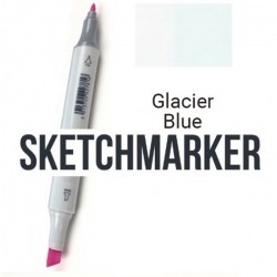 B25 Маркер спиртовий двосторонній, Glacier Blue (Блакитний льодовик), SKETCHMARKER B25 Маркер спиртовий двосторонній, Glacier Blue (Блакитний льодовик), SKETCHMARKER