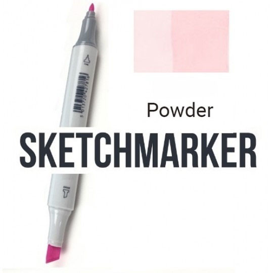 R74 Маркер спиртовий двосторонній, Powder (Пудра), SKETCHMARKER