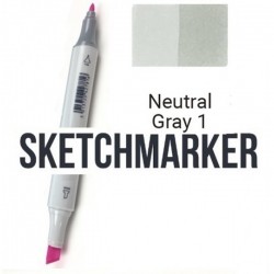 NG1 Маркер спиртовий двосторонній, Neutral Gray 1 (Нейтральний сірий 1), SKETCHMARKER