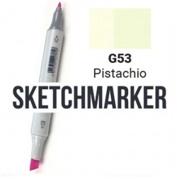 G45 Маркер спиртовий двосторонній, Pistachio (Фісташковий), SKETCHMARKER G45 Маркер спиртовий двосторонній, Pistachio (Фісташковий), SKETCHMARKER