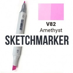 V114 Маркер спиртовий двосторонній, Amethyst (Аметист), SKETCHMARKER V114 Маркер спиртовий двосторонній, Amethyst (Аметист), SKETCHMARKER