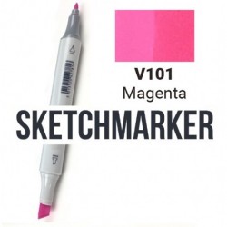 V132 Маркер спиртовий двосторонній, Magenta (Пурпуровий), SKETCHMARKER V132 Маркер спиртовий двосторонній, Magenta (Пурпуровий), SKETCHMARKER