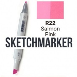 R23 Маркер спиртовий двосторонній, Salmon Pink (Рожевий лососевий), SKETCHMARKER R23 Маркер спиртовий двосторонній, Salmon Pink (Рожевий лососевий), SKETCHMARKER