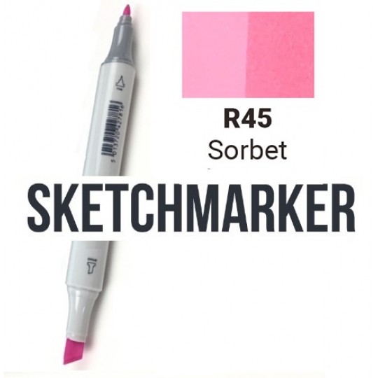 R43 Маркер спиртовий двосторонній, Sorbet (Шербет), SKETCHMARKER