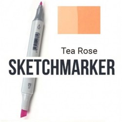 O24 Маркер спиртовий двосторонній, Tea Rose (Чайна Роза), SKETCHMARKER
