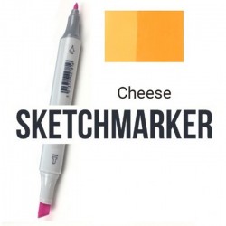 Y13 Маркер спиртовий двосторонній, Cheese (Сир), SKETCHMARKER