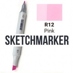 V134 Маркер спиртовий двосторонній, Pink (Рожевий), SKETCHMARKER V134 Маркер спиртовий двосторонній, Pink (Рожевий), SKETCHMARKER