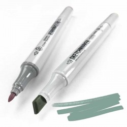 BG042 Маркер спиртовий двосторонній, Slate Green (Зелений шифер), SKETCHMARKER BG042 Маркер спиртовий двосторонній, Slate Green (Зелений шифер), SKETCHMARKER