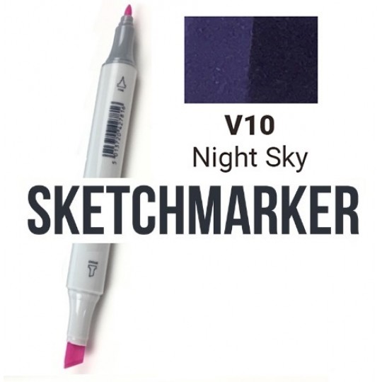 V20 Маркер спиртовий двосторонній, Night Sky (Нічне небо), SKETCHMARKER