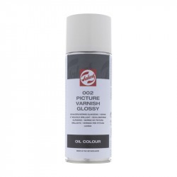 Лак покривний для олійного живопису, Глянцевий (002), аерозоль 400мл, Royal Talens