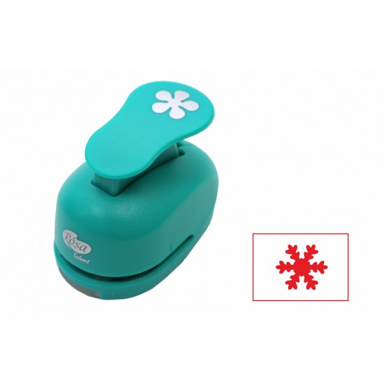 Фігурний дирокол, Сніжинка 1, 1,6 см, ROSA Talent