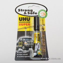 Клей УХУ Універсальний - СУПЕР МІЦНИЙ ТА НАДІЙНИЙ - 7г. Блістер