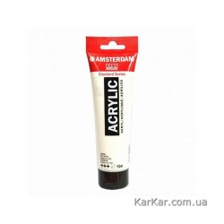 Фарба акрилова AMSTERDAM, (104) Білила цинкові, 20 мл, Royal Talens
