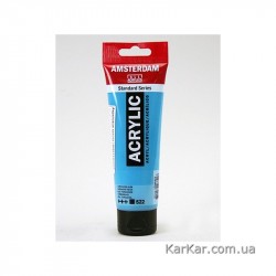 Фарба акрилова AMSTERDAM, (522) Бірюзовий синій, 20 мл, Royal Talens