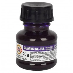 Туш для креслення, 20г., фіолетова, KОH-I-NOOR