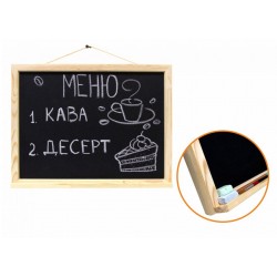 Дошка магнітна (крейда), 30х40см, сосна, ROSA Talent Дошка магнітна (крейда), 30х40см, сосна, ROSA Talent