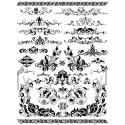 Оверлей «Завитки 1» А4 Оверлей «Завитки 1» А4