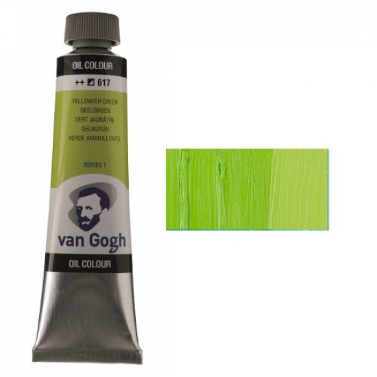 Фарба олійна VAN GOGH, (617) Жовтувато-зелений, 40 мл, Royal Talens