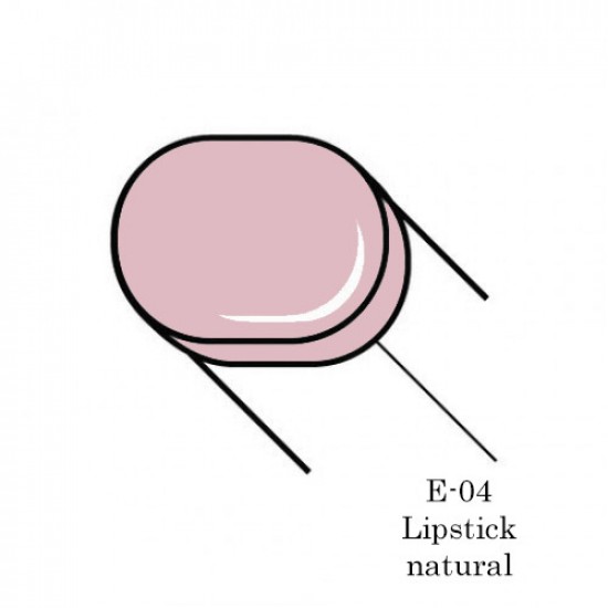 Copic маркер Sketch, #E-04 Lipstick natural (Рожевий натуральний)