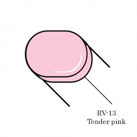 Copic маркер Sketch, #RV-13 Tender pink (Ніжно-рожевий)