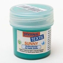 Фарба по світлим тканинам "Sunny" Javana 20мл(розфасована ЛХ) Бірюзовий Фарба по світлим тканинам "Sunny" Javana 20мл(розфасована ЛХ) Бірюзовий